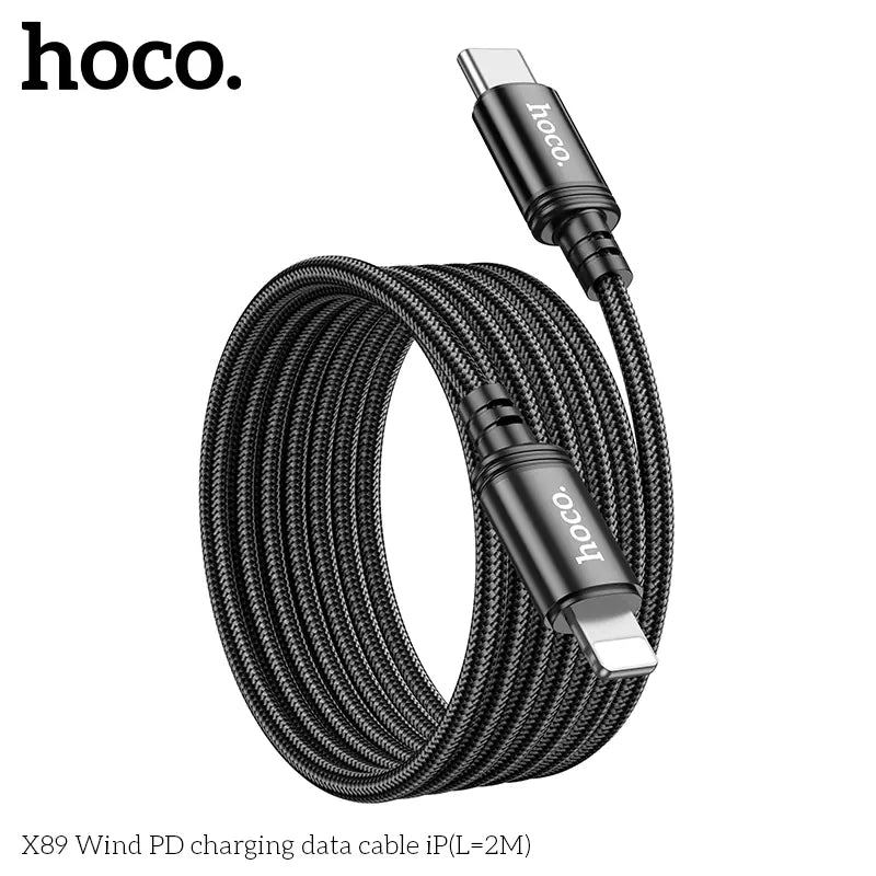 Hoco - Cable Tybe-C To Lightning 27W 2M X89
