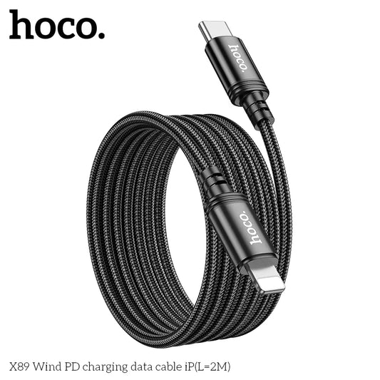 Hoco - Cable Tybe-C To Lightning 27W 2M X89