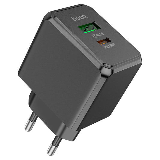 Hoco - Dual Port Adapter 20W