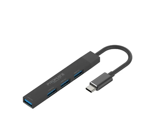 Promate - Multiport Usb C Data Hub 4 In 1