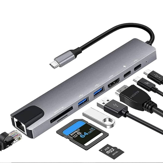 Type C to HDTV 8 in 1